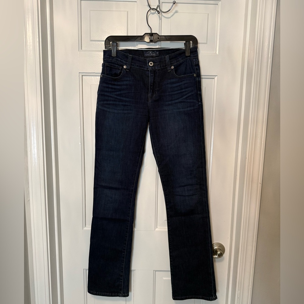 Lucky Brand Women's Dark Indigo Straight Leg Jeans 2/26 R